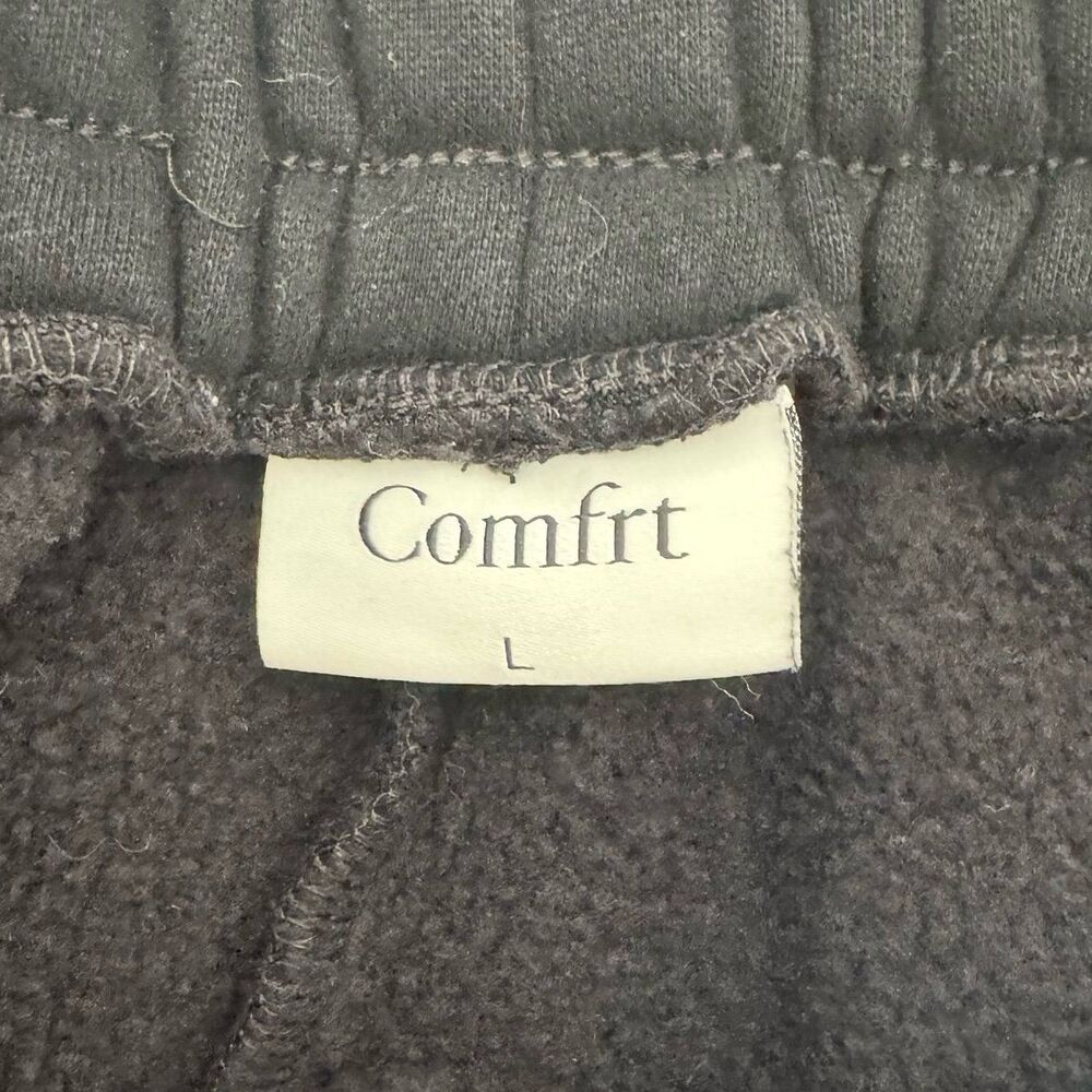 Comfrt Tranquil Jogger Oversized Sweatpants in Obsidian Black Size Large - Picture 8 of 12
